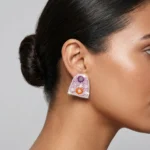 The Lilac Twilight Artisan Studs | The Endless Echo Collection