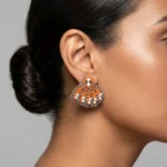The 'Tangerine Scallop' Artisan Studs