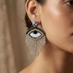 The "Indigo Iris" Crystal Fringe Talisman